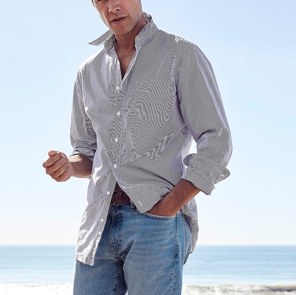J. Crew Other - 🆕️ J Crew Slim Stretch Secret Wash Cotton Shirt
